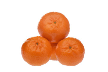 A pile of tangerines