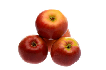 Fototapeta na wymiar Four Ligol apples