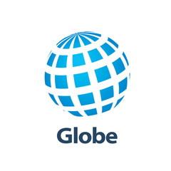 vector logo globe