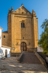 Fototapeta na wymiar View at the church of Espirito Santo in Ronda ,Spain