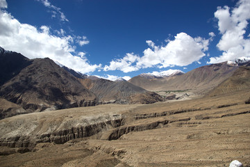 Fototapeta na wymiar Landscape in Nubra Valley, Ladakh, India