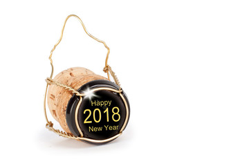 Sektkorken 2018 isoliert