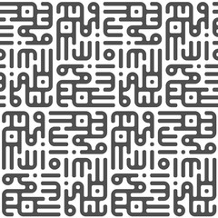 seamless pattern in the style of Kufic script in Russian language