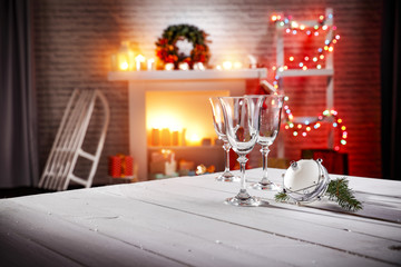 table background and xmas time 