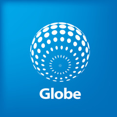 vector logo globe