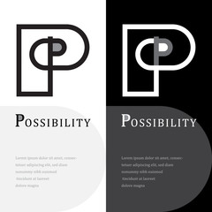 Letter P logo design