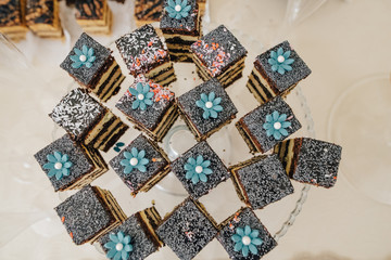 Dessert table for a wedding party