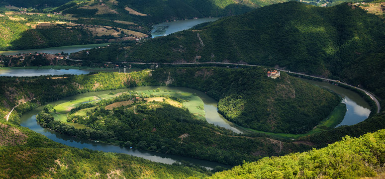 Ovcar and Kablar Mountains in Serbia
