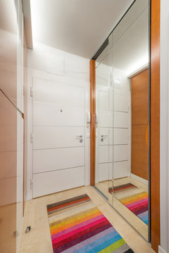Apartment interior - entrance, closet area