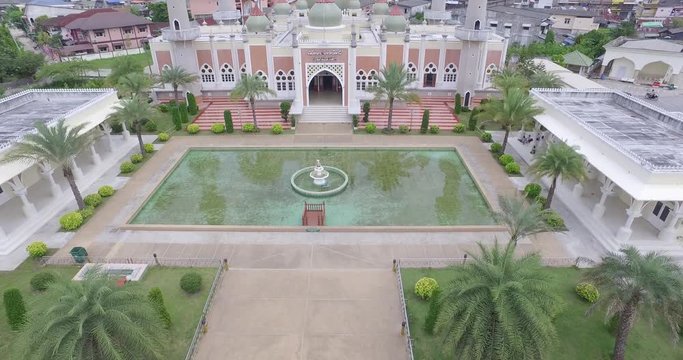Al-masjid Pattani / Masjid Al Jamiah Al Fatoni Drone Aerial Islamic design