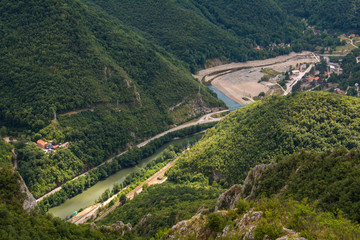Fototapeta premium Ovcar and Kablar Mountains