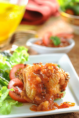 Fried chicken wings