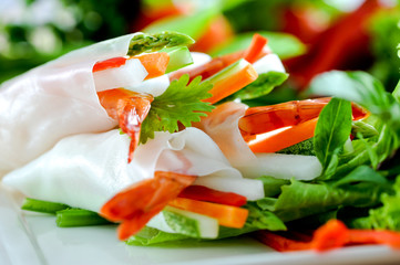 Vietnamese spring rolls