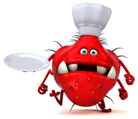 Fun germ - 3D Illustration