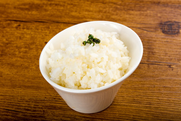Steamed rice