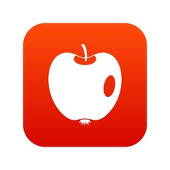 Apple icon digital red