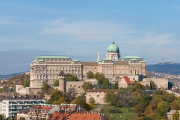 Fototapeta na wymiar Buda Castle, the historical castle and palace complex of the Hungarian kings in Budapest , Budapest, Hungary
