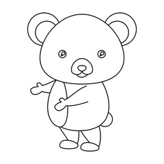 Obraz premium cute animals design