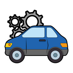 car vehicle with gears