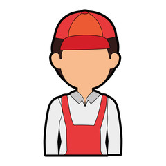 delivery worker avatar character