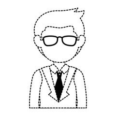 businessman avatar character icon