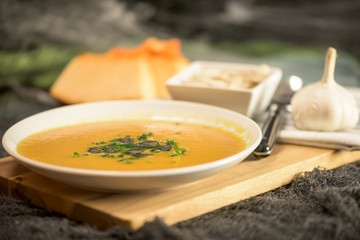 cream soup from pumpkin