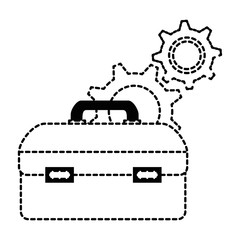 tool box with gears