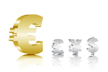 ユーロと他の通貨 FX Euro and other currencies. Foreign Exchange