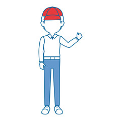 delivery worker avatar character