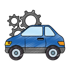 car vehicle with gears