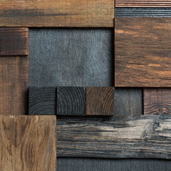 Abstract wood block background