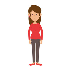 Fototapeta premium beautiful woman avatar character