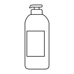soap bottle isolated icon