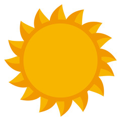 Sun isolated symbol icon vector illustratino graphic design