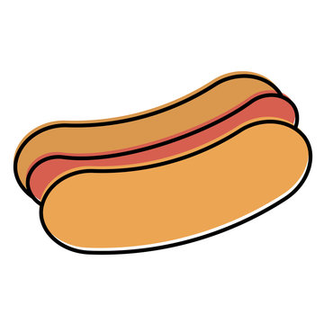 delicious hot dog icon