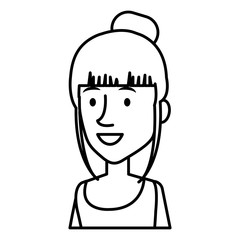 beautiful woman avatar character