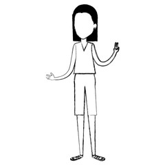 beautiful woman avatar character