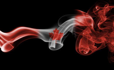 Canada national smoke flag
