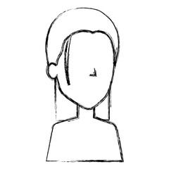 beautiful woman shirtless avatar character