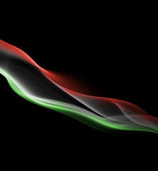 Hungary national smoke flag