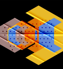 Color triangles background design