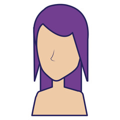 beautiful woman shirtless avatar character