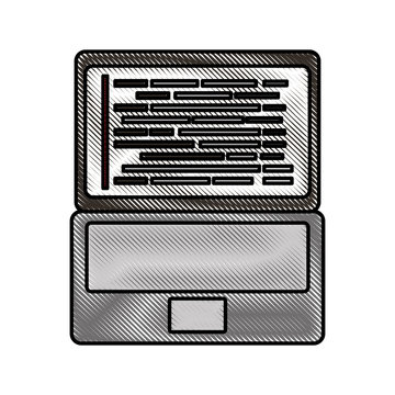 laptop coding concept web developer programming screen code