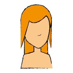 beautiful woman shirtless avatar character