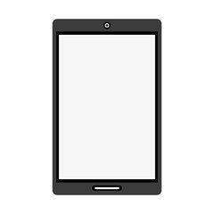 smartphone with blank screen icon image vector illustration design 