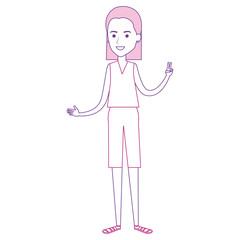 beautiful woman avatar character