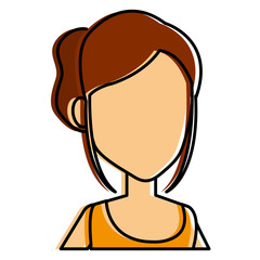 beautiful woman avatar character