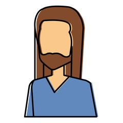 hippie man avatar character