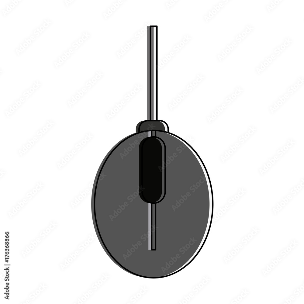 Poster mouse computer icon image vector illustration design