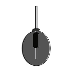 Naklejka premium mouse computer icon image vector illustration design 